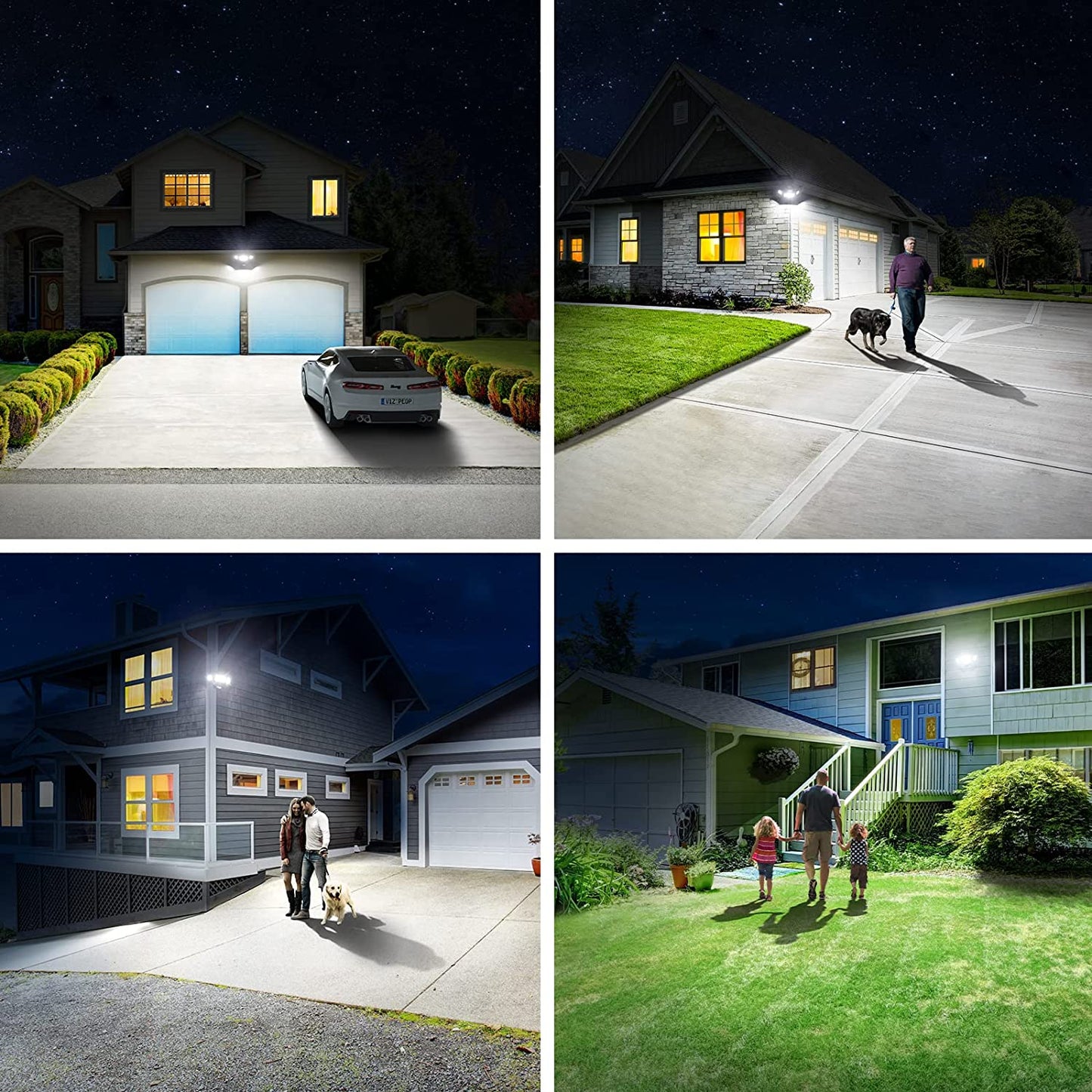 80W LED Security Light with Motion Sensor